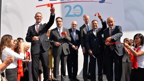 Amway Chairman Steve Van Andel attended the ribbon cutting ceremony for the opening of Turkey's second plaza in Ankara.