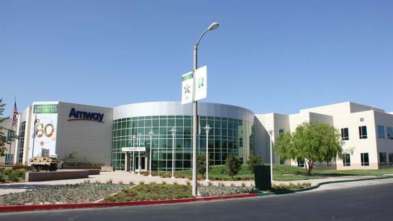 Exterior shot of the granulation plant that supports Nutrilite tablet manufacturing in Buena Park, California.