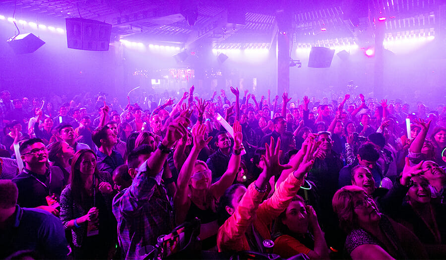 Crowd at a concert