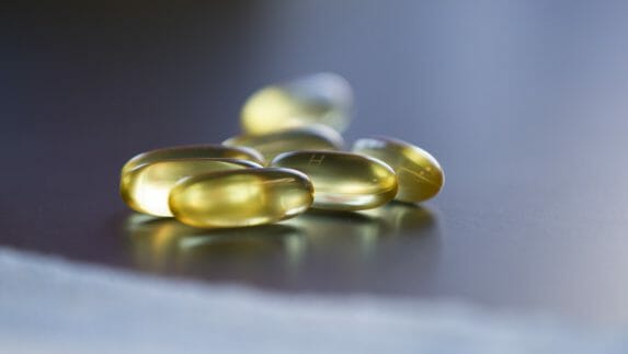 Fish oil capsules