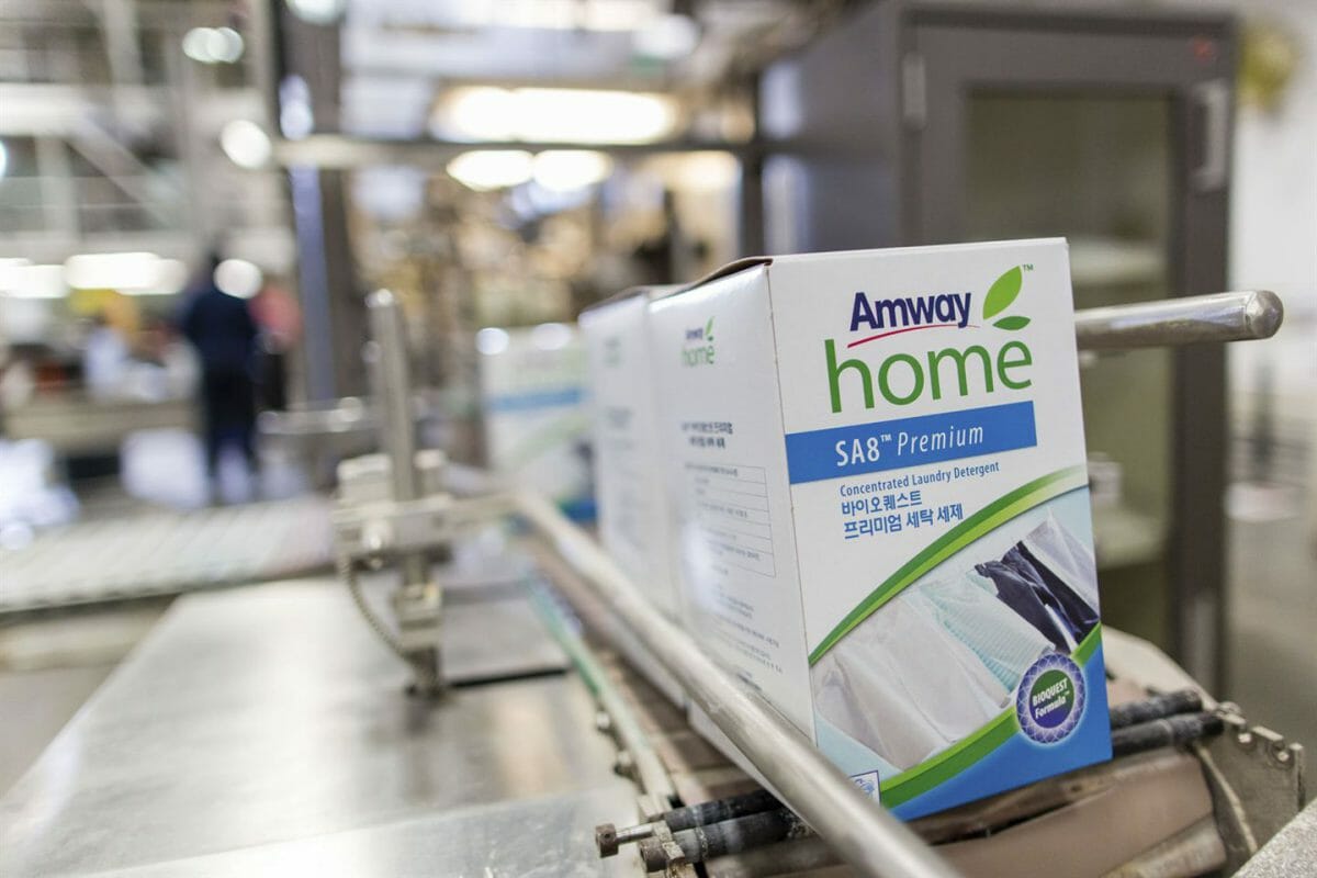 Amway detergents are phosphate-free in all markets