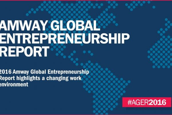 2016 Amway Global Entrepreneurship Report highlights a changing work environment