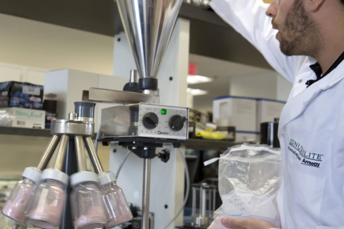 Scientist working in a lab