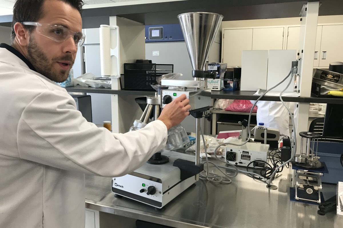 Scientist working in a lab