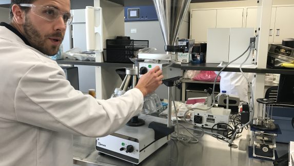 Scientist working in a lab