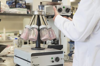 Scientist working in a lab