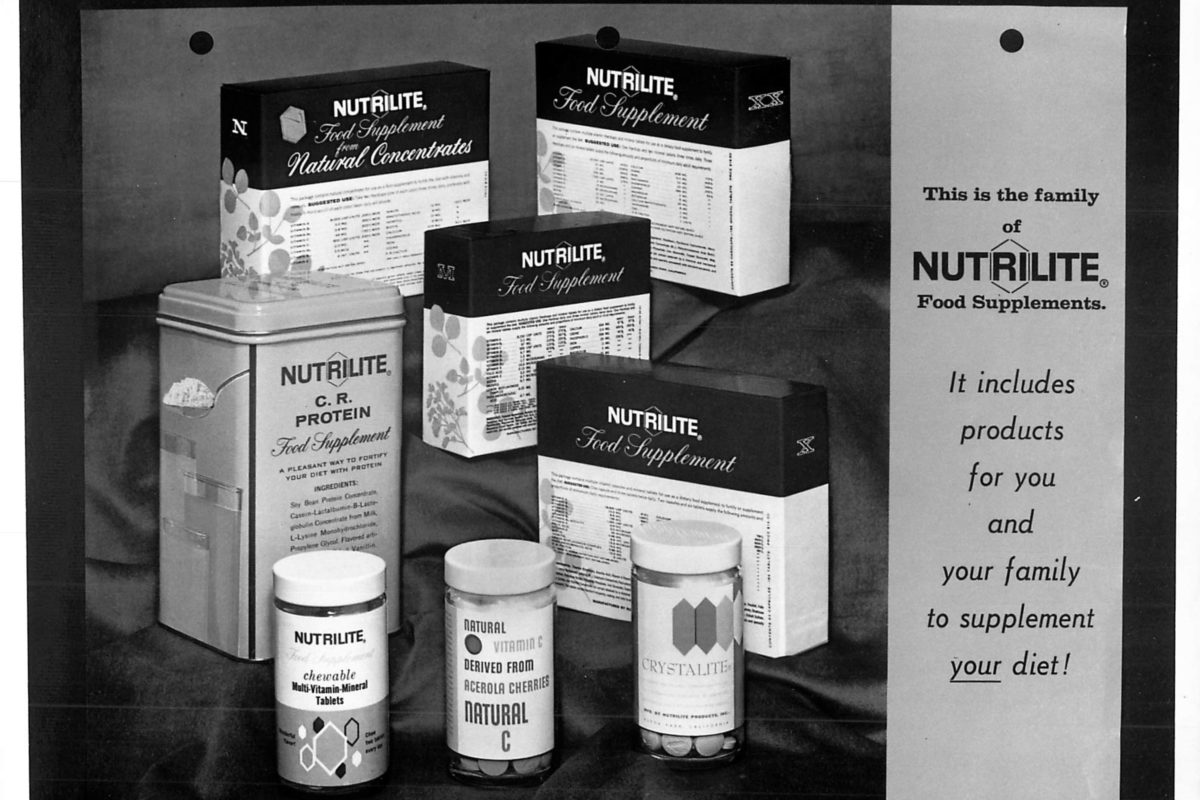 Nutrilite Heritage image of an old ad