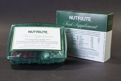 Historical image of Nutrilite Food Supplement tray and box - Double X
