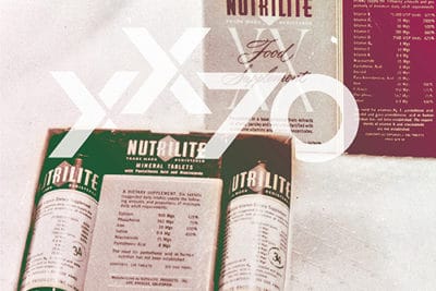 Nutrilite Double X 70th Anniversary Social Posts