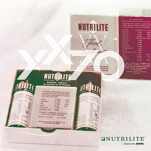 Nutrilite Double X 70th Anniversary Social Posts