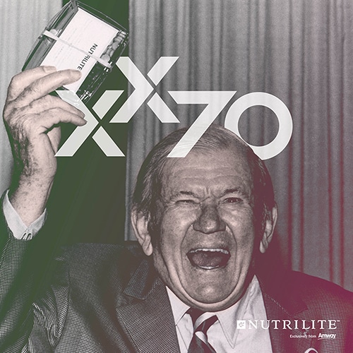 Nutrilite Double X 70th Anniversary Social Posts