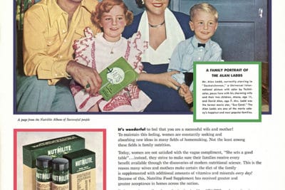 Nutrilite Heritage Ad for Double X Supplements