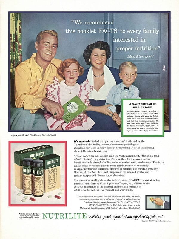 Nutrilite Heritage Ad for Double X Supplements