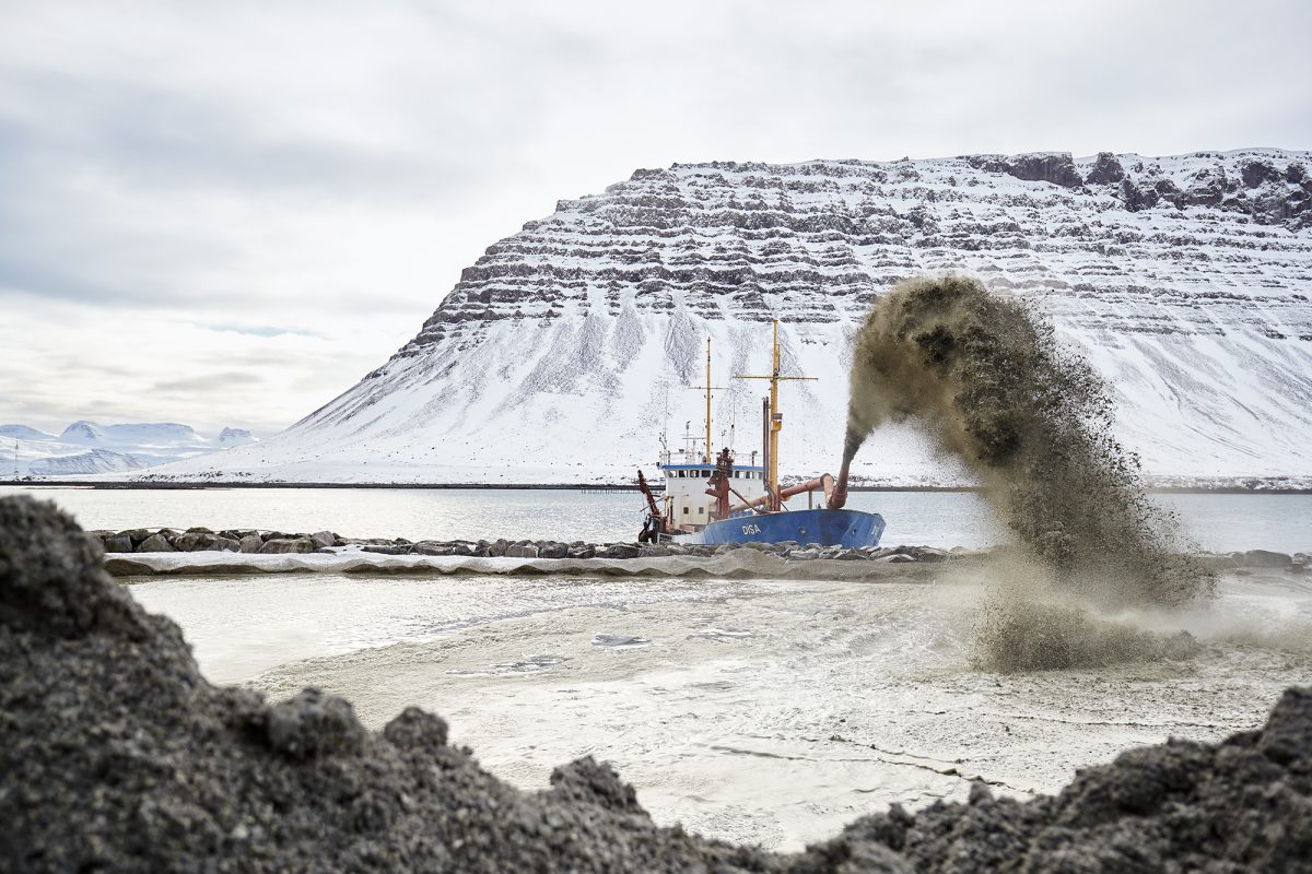 Calcium for Amway Nutrilite Cal Mag D is obtained by harvesting coralline red algae from a fjord in Iceland.