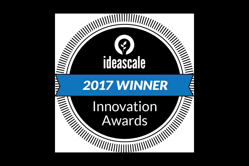 Amway's The Voice wins 2017 Ideascale Innovation Award.