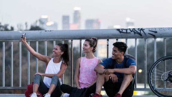 Group of friends taking a selfie