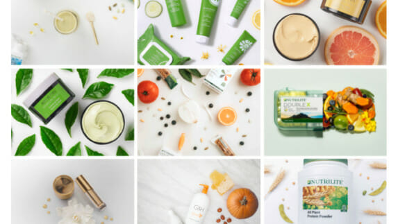 Grid of Nutrilite products