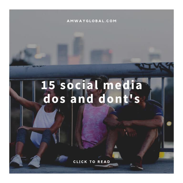 Social dos and don'ts