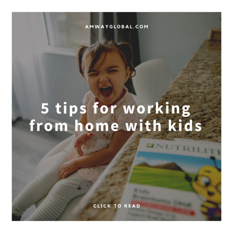 5 tips for working from home with kids