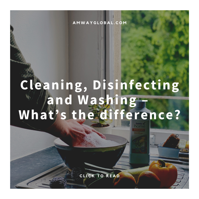 Cleaning, Disinfecting and Washing—What's the difference?