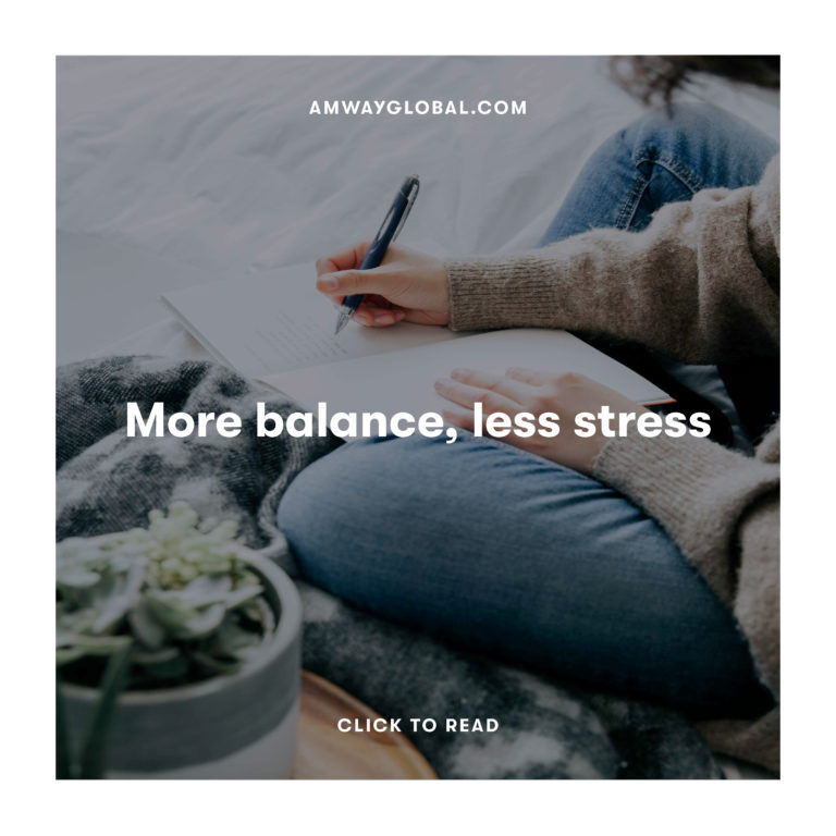 More balance, less stress