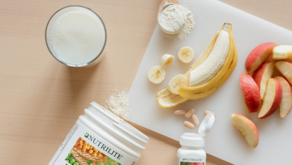 Nutrilite All Plant Protein Powder and Nutrilite Hair, Skin & Nail Health