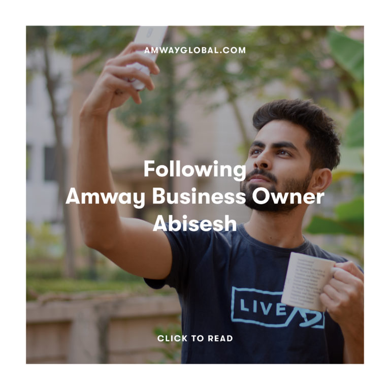 Following Amway Business Owner Abisesh