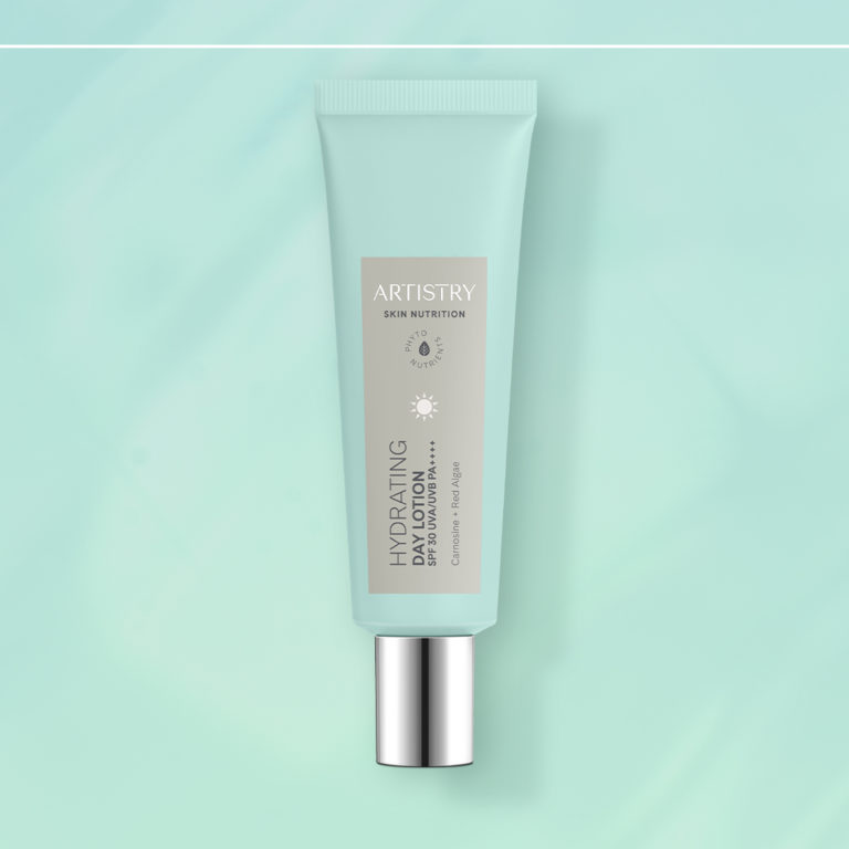 Bottle of artistry hydrating day lotion