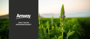 Amway 2021 Sales Announcement Banner