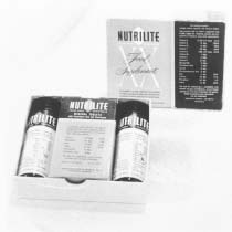 Historic Nutrilite products
