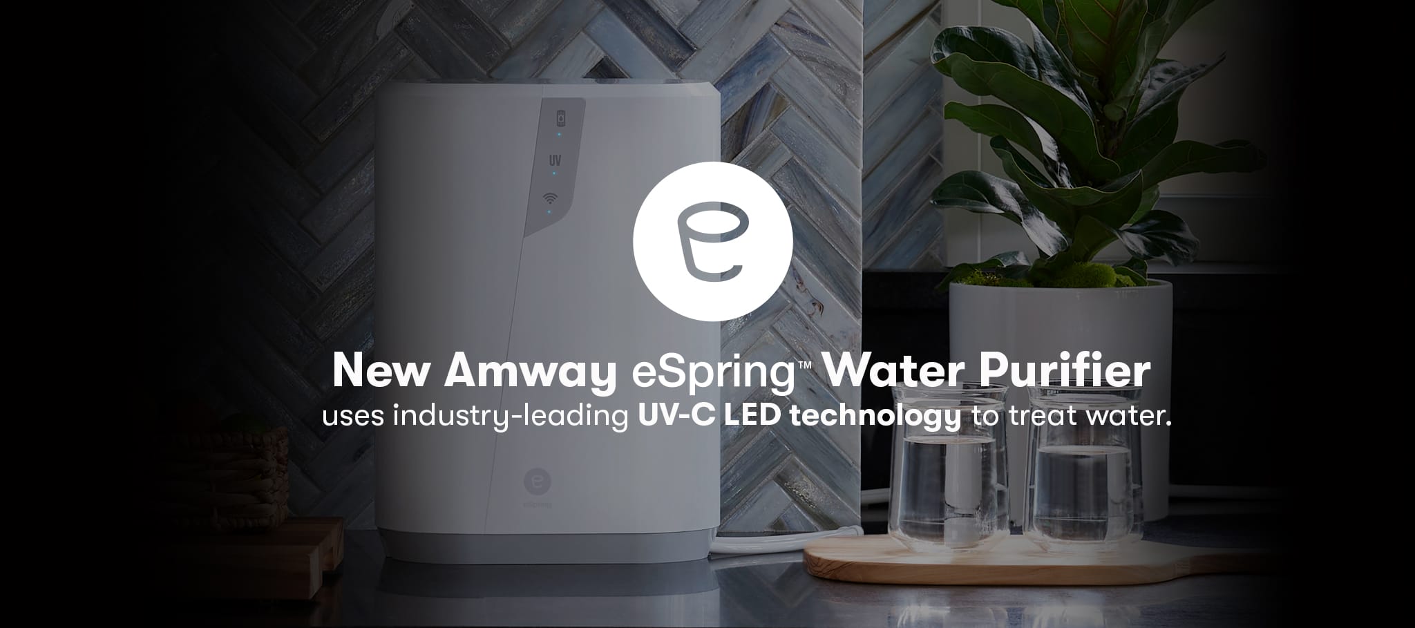 eSpring™ Purificador de agua UV para debajo del mostrador, Tratamiento de  Agua