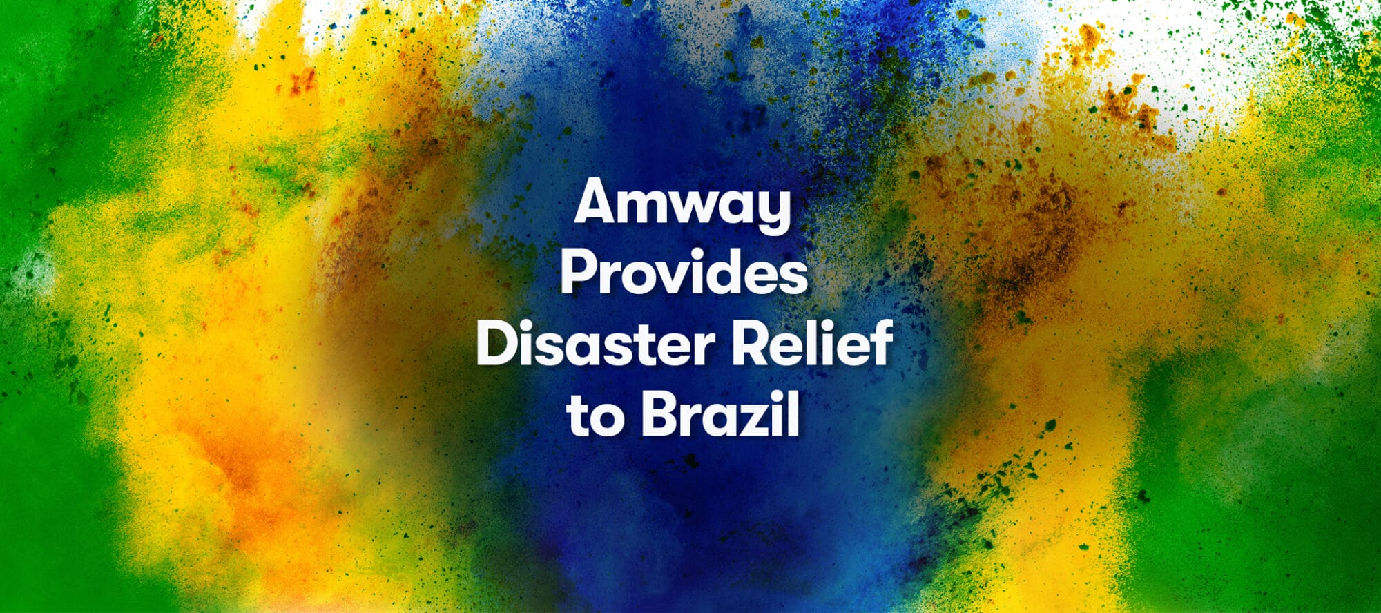 Amway Supports Brazil Flooding Disaster Relief
