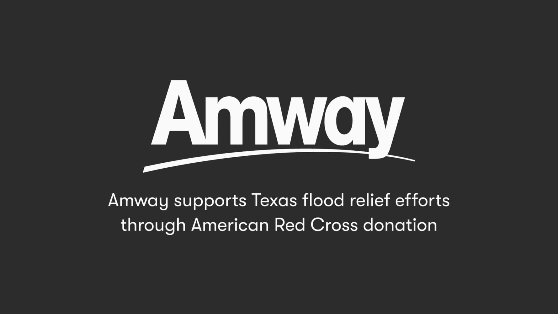 Amway supports Texas flood relief efforts through American Red Cross donation