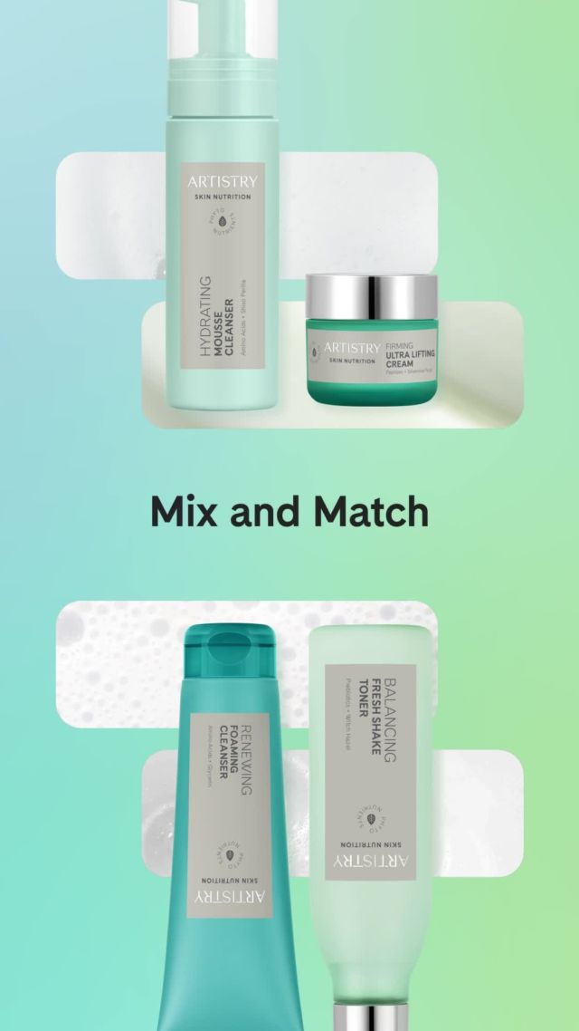 There are no rules when it comes to personalizing #ArtistrySkinNutrition skincare sets 🙌 

💪 Firming
💧 Hydrating 
☯️ Balancing 
⚒️ Renewing 

Comment with your ideal set's emoji! 👇
#Amway #AmwayLife