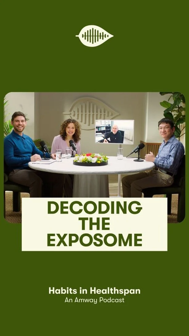 How can exposomes affect healthy skin for life? ☀️💧💨

Think beyond the sunlight to protect skin from external factors that shape skin health and overall wellbeing! Tune in as Jean Krutmann, MD from IUF–Leibniz Research Institute and Rong Kong, PhD from Amway R&D share their skin science expertise to unpack what really drives skin aging and what you can do to bolster the barrier between your body and the environment 🌎

Click the link in our stories for the full episode! 🎙️
#HabitsInHealthspan #Amway #AmwayLife