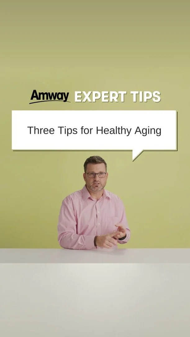Want to know the secret for supporting healthy aging? Check out these top 3 tips! 

1️⃣ Healthy Nutrition
2️⃣ Mental Wellbeing
3️⃣ Movement & Mobility

Which habit will you start today? 👇
#Amway #ExpertTips #AmwayLife