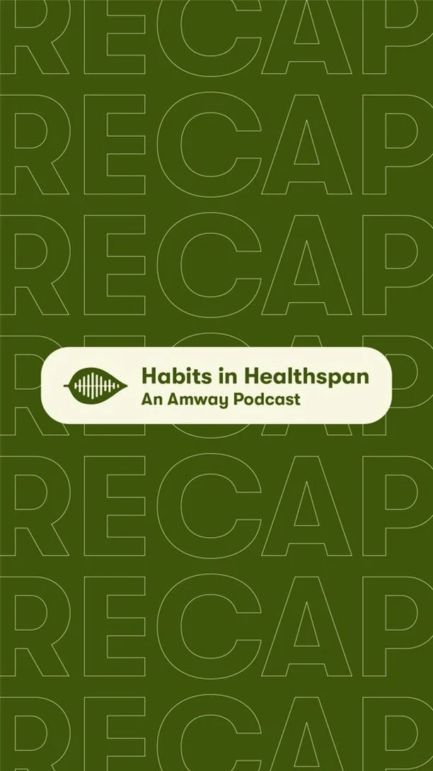 Get caught up on the Amway Podcast: Habits In Healthspan! 🎧

Join cohosts John and Alyssa – plus expert mentors along the way – to deep dive into topics that add not only years to your life, but life to your years 🎉

Here’s what we've learned so far:
A healthy gut starts with diet. 🌱
Skin health reflects cell health🔎
Fitness is for everyone. It's a life sport! 💪
Water quality matters for healthy hydration💧

Tap into the power of people helping people. Click the link in our stories for the full recap episode and tune into new topics coming soon! 🎙️
#HabitsInHealthspan #Amway #AmwayLife