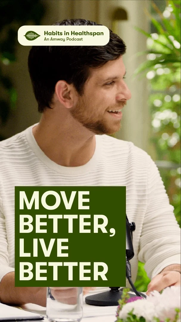 Get a jump on bone and joint health to move better throughout life 🦴 Day-to-day activities like walking, dancing, or taking the stairs, all put the right amount of stress on bones to stimulate bone formation, joint health, and strengthen muscles 💪 🎧 Tune in as Charles Hu, PhD, from Amway R&D gives tips on nutrition, movement, and daily habits that support mobility and resilience over time 🎉

Grab your walking shoes and tap the link in our stories to listen! 🎙️✨
#HabitsInHealthspan #Amway #AmwayLife