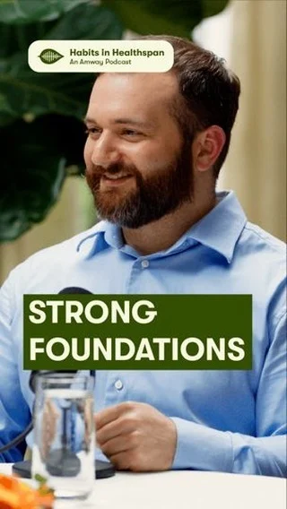 Attention Men 🔊 You need more than a protein boost for healthy aging❗

In this episode of Habits in Healthspan, filter through the fads and hear what men really require for a healthy foundation 🎉 Listen in as Michael Rogowski, PhD from Amway R&D shares important habits - from nutrition and exercise to stress, skin, and sleep - that help shape men’s health at all ages and stages.

Click the link in our stories for the full episode – and tag an important man in your life! 🎙️✨ #HabitsInHealthspan #Amway #AmwayLife