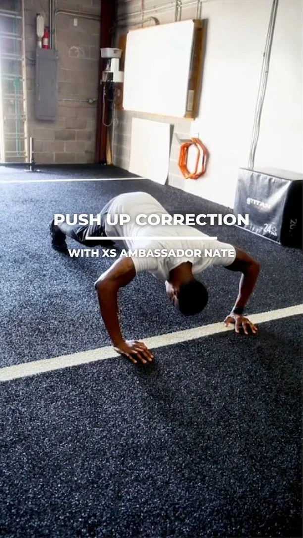 Push-up perfection starts here! XS Ambassador, @thegreatnate85, breaks down how to nail your form and build strength 💪
