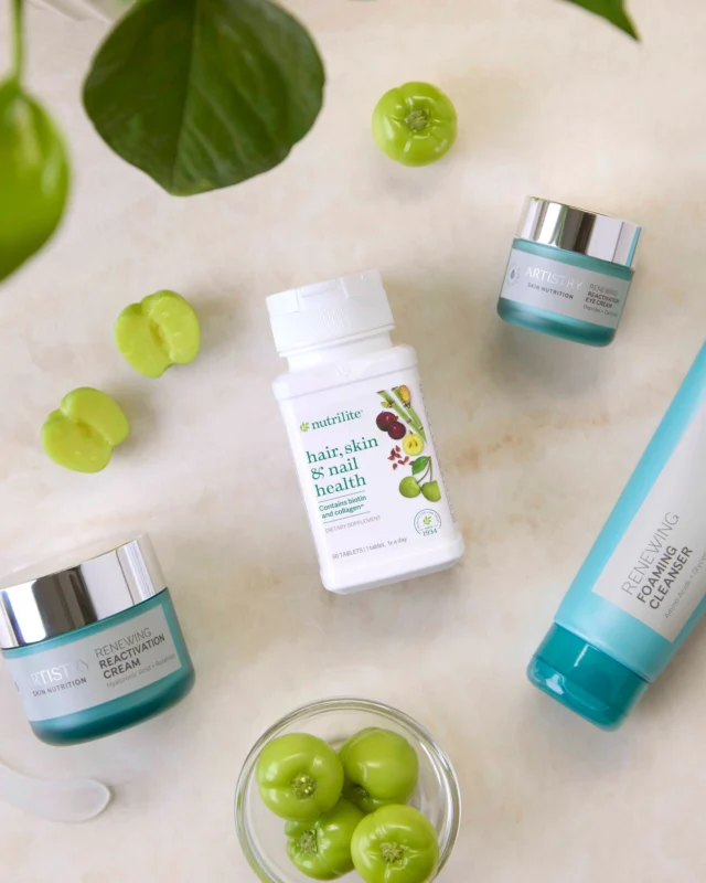 Science-backed confidence starts here! 💚
 
✨ Support your hair, skin and nails with Nutrilite, then elevate your glow with Artistry Skin Nutrition to deliver hydration and healthy-looking skin 😌
 
#Amway #Nutrilite #Artistry
