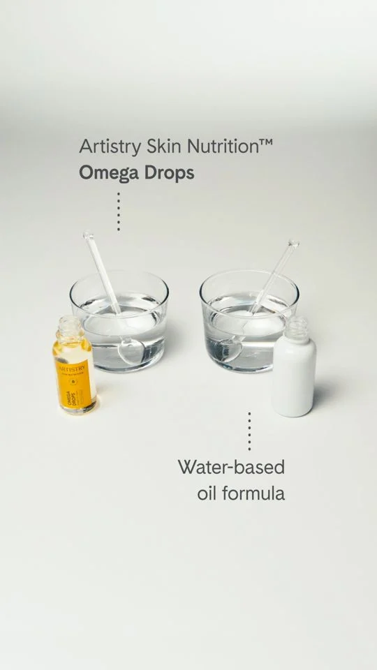 Artistry Skin Nutrition Omega Drops are 99% plant-based for full moisturization power! 💧

The deeply nourishing formula strengthens skin’s moisture barrier to lock in moisture for 24 hours of glowing, healthy-looking skin ✨

#Artistry #ArtistrySkinNutrition #Amway #AmwayLife